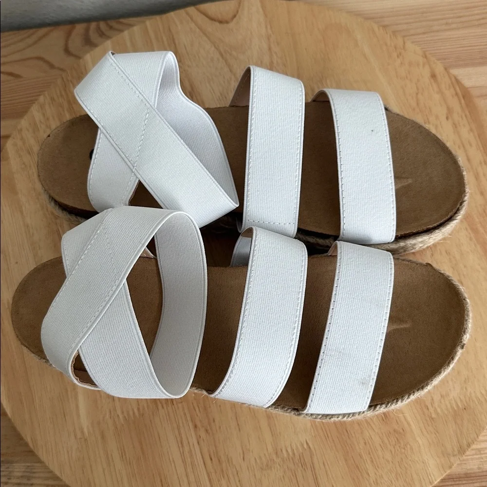 Yoki Womens Chiara-10 Wedge Sandals 6